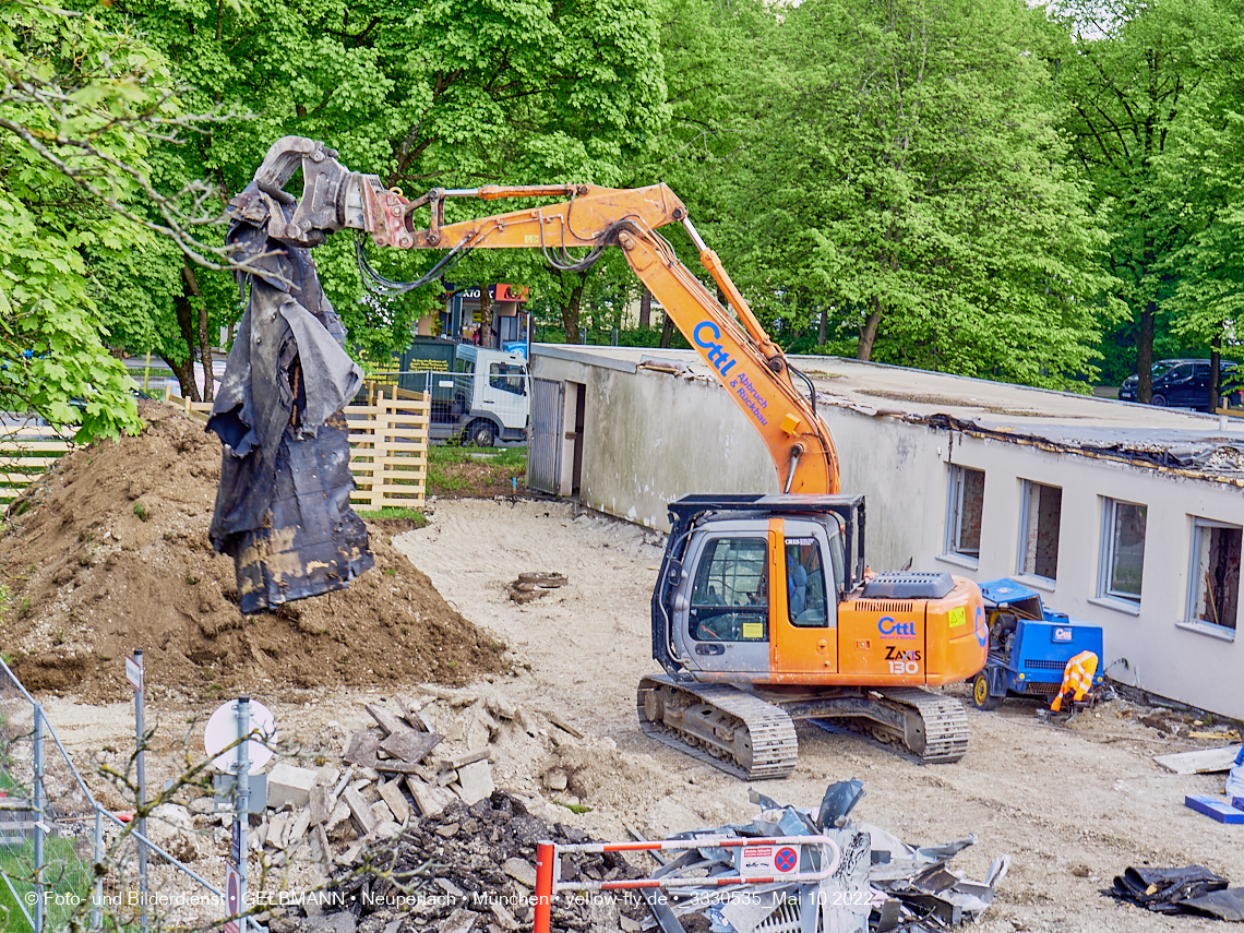 10.05.2022 - Baustelle am Haus für Kinder in Neuperlach